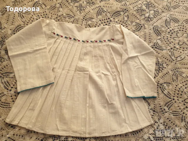 Автентична къса риза от народна носия, снимка 5 - Антикварни и старинни предмети - 47558990