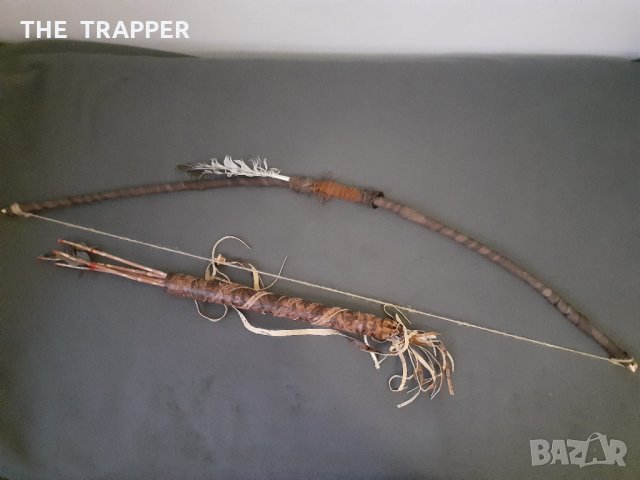лък, колчан, стрели, индиански оръжия, снимка 3 - Антикварни и старинни предмети - 28683357
