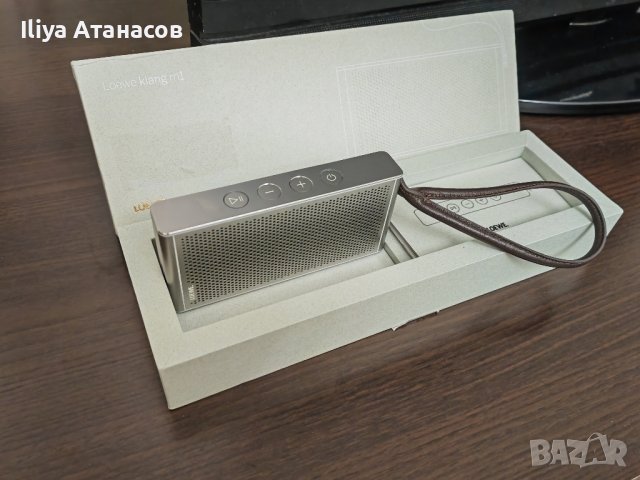 Loewe klang m1 Silver преносима Bluetooth тонколонка , снимка 6 - Bluetooth тонколони - 43451222