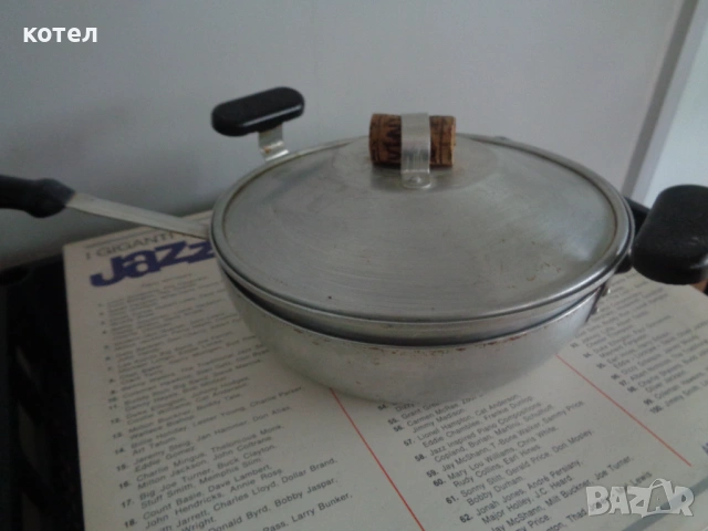 Продавам винтидж алуминиев тиган за пържени картофи / риба