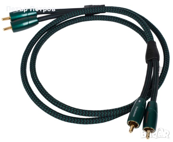 Чинч кабел AudioQuest Evergreen RCA-RCA - 0.6 метра, снимка 2 - Други - 44049956