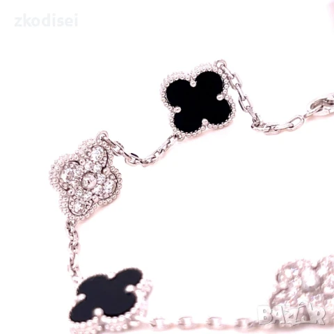 Златна мъжка гривна Cleef 12,15гр. 20,5см. 14кр. проба:585 модел:33721-5, снимка 2 - Гривни - 51375376