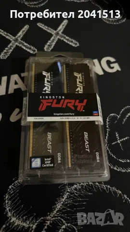 16gb ram ddr4 Kingston fury , снимка 1