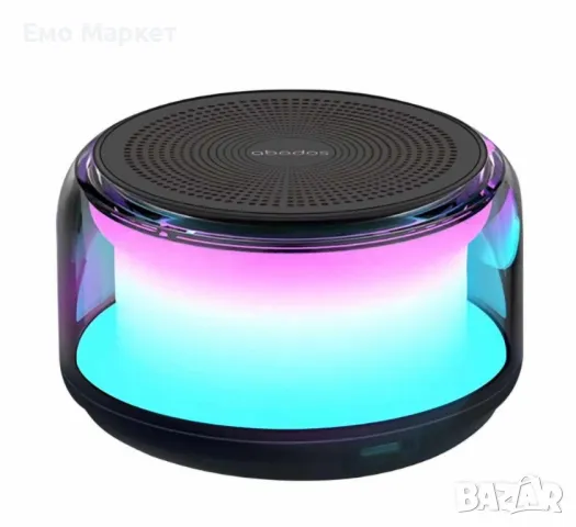 Безжичен високоговорител с цветни светлини AS-BS20, снимка 10 - Bluetooth тонколони - 49393230