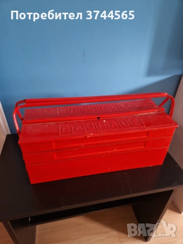 Метален куфар за инструменти  , снимка 4 - Куфари с инструменти - 53498284