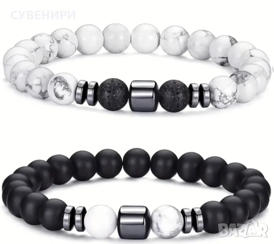 Мъжки еластични  гривни , снимка 3 - Гривни - 50546107