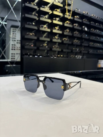 очила с черен обикновен калъф и ув защита chanel , снимка 3 - Слънчеви и диоптрични очила - 51348773