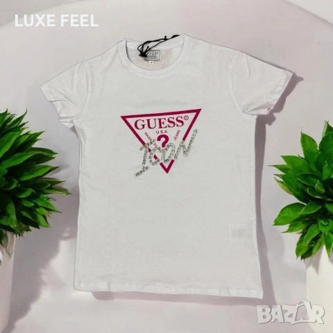 Guess ✨Дамска Памучна Тениска 