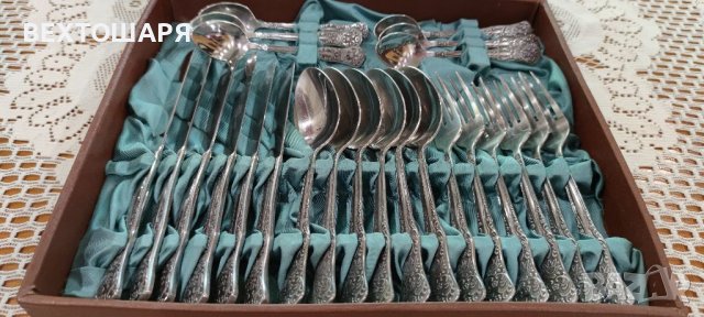 Руски Комплект Прибори за Хранене , снимка 3 - Антикварни и старинни предмети - 38588240