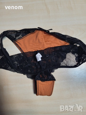 Секси бикини с дантела и лъскава материя отпред, снимка 4 - Бельо - 53389805