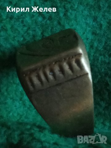 Пръстен стар бронзов 21883, снимка 2 - Декорация за дома - 33544678