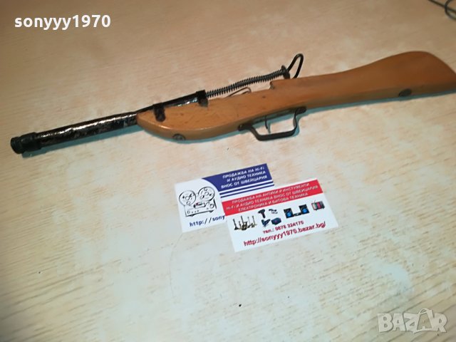 РЕТРО ПУШКА-МЕТАЛ И ДЪРВО-45СМ