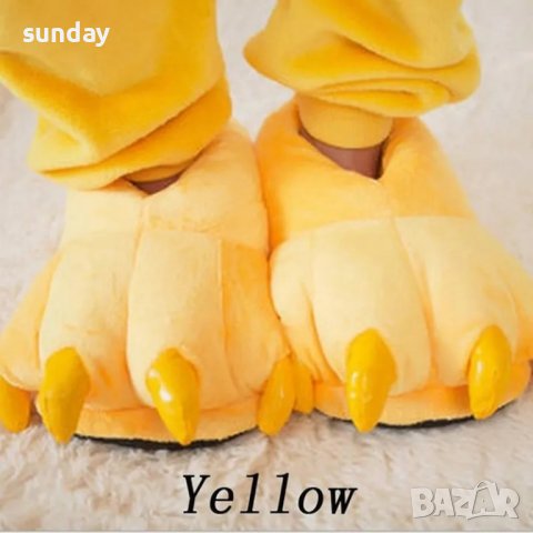 НАЛИЧНИ пухкави пантофи лапички, снимка 4 - Детски пантофи - 43000161