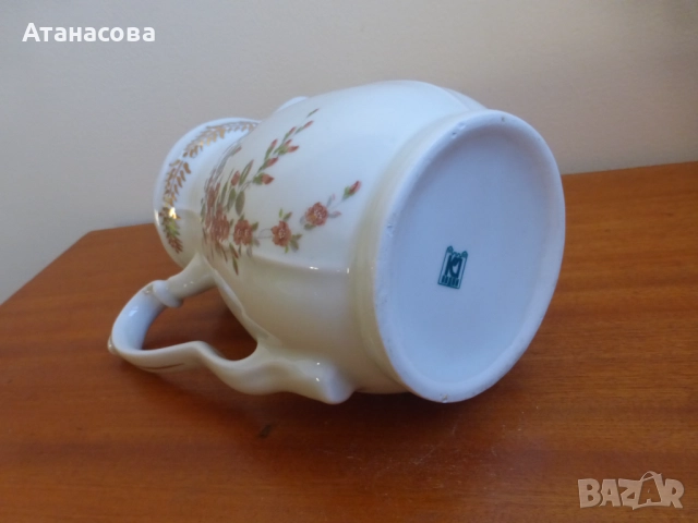 Кана български порцелан Коста Йорданов Видин 1960 г 1, снимка 8 - Аксесоари за кухня - 52415215