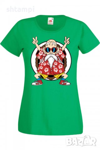 Дамска тениска Dragon Ball Z Master Roshi 02,Анимация,игра,Празник,Повод., снимка 7 - Тениски - 37945797