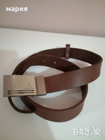 Мъжки колан Calvin klein естествена кожа