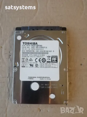 Хард диск Laptop Toshiba MQ01ABF050 500GB SATA 3.0Gb/s, снимка 2 - Твърди дискове - 48310753