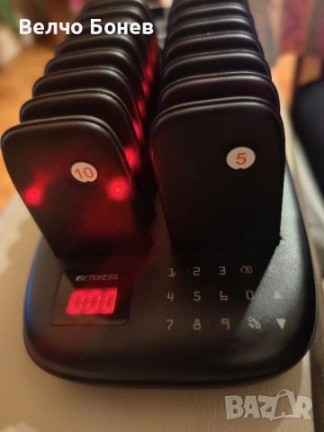 Пейджър система за ресторанти, заведения бързо хранене/самообслужване, снимка 1