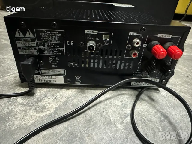 Мини аудио система Pioneer X HM 10  CD USB Tuner, снимка 6 - Аудиосистеми - 48149096