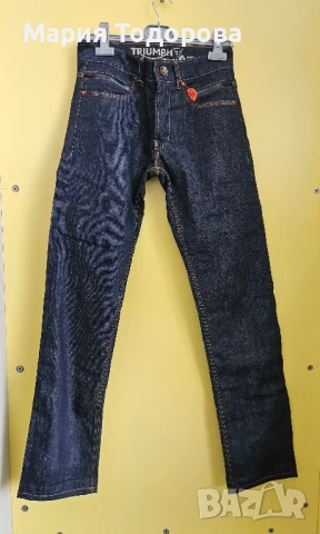 Нови мъжки мото дънки Triumph, размер 28/XXS, 30/XS