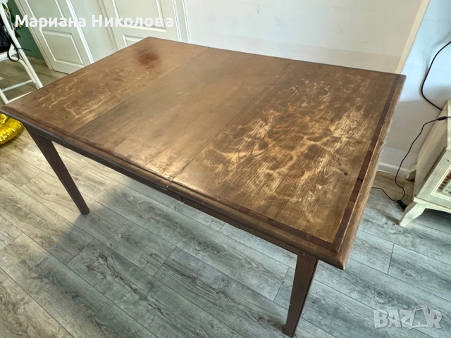 Масивна дървена маса, снимка 3 - Маси - 52912676