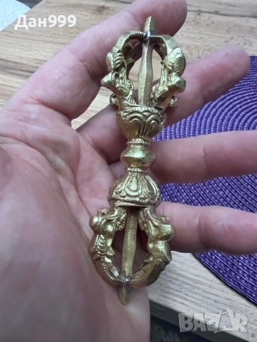Антични тибетски амулети ваджра (дордже), снимка 6 - Антикварни и старинни предмети - 53237417