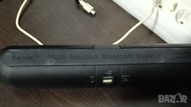 Тонколонка стерео  с FM radio, снимка 3 - Bluetooth тонколони - 52397653