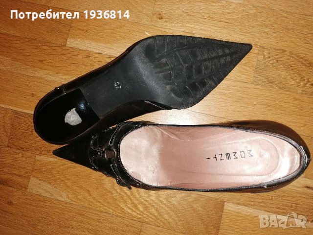 Обувки естествена кожа, снимка 5 - Дамски обувки на ток - 37922089