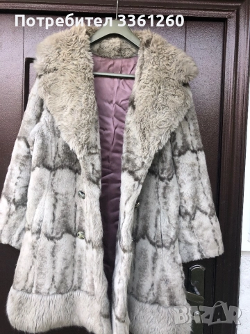 Пухкаво палто, снимка 2 - Палта, манта - 51657840