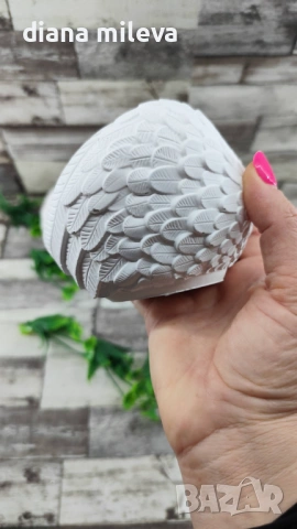  Кашпи от гипсокерамика!!, снимка 2 - Декорация за дома - 53516914