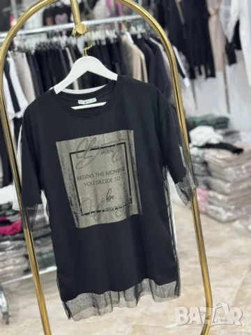 памучни дамски тениски , снимка 3 - Тениски - 50426995