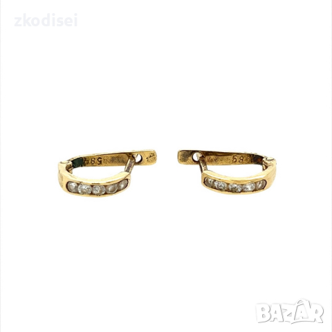 Златни обеци 1,3гр. 14кр. проба:585 модел:22868-2