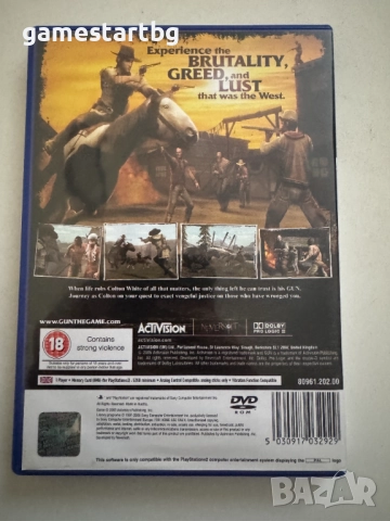 GUN за PS2, снимка 2 - Игри за PlayStation - 52915787