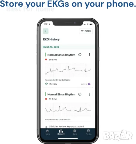 KardiaMobile ЕКГ монитор от AliveCore by OMRON, снимка 9 - За дома - 49876729