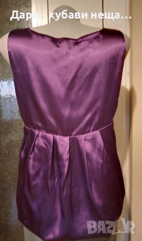 Сатенен дамски топ, в лилаво🍀♥️М р-р♥️🍀арт 4449, снимка 5 - Корсети, бюстиета, топове - 37646697