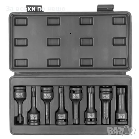 Комплект ударни битове 12 – сплин 8 части RockForce, снимка 2 - Други инструменти - 50365817