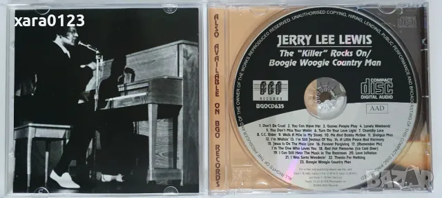 Jerry Lee Lewis – The "Killer" Rocks On / Boogie Woogie Country Man, снимка 3 - CD дискове - 49319545