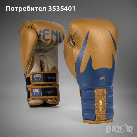 ръкавици Venum Reverso размер - 14oz - цвят - Camel/Royal Blue, снимка 2 - Бокс - 53383079