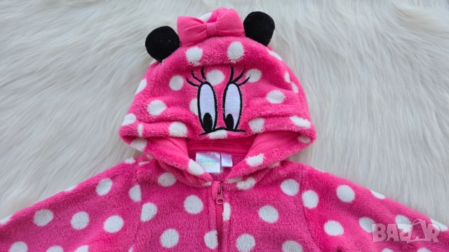 Поларен ромпър Мини Маус 0-3 месеца, снимка 12 - Бебешки гащеризони - 52358811