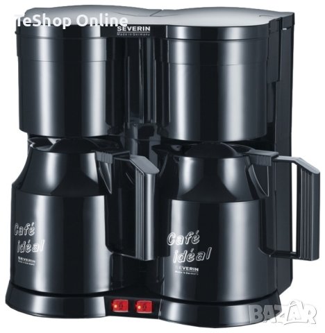 Кафеварка SEVERIN с две термо кани KA5828 1600W с транспортни забележки