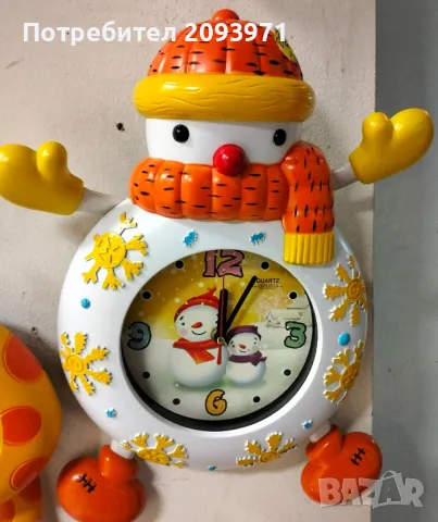 Детски стенен часовник Жиравче с махало, снимка 3 - Други - 48680712
