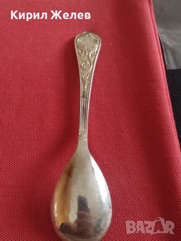 Стара лъжичка за кафе чай с маркировка ITALY красива орнаментика за КОЛЕКЦИЯ ДЕКОРАЦИЯ 42142, снимка 6 - Други ценни предмети - 43863175