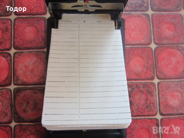 Бакелитова поставка за бюро с бележник тефтер от соца , снимка 5 - Колекции - 37397556