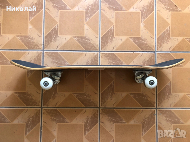 Детски скейтборд NERF, малко използван, запазен, до 100 кг., върви много леко, перфектен за начинаещ, снимка 6 - Скейтборд, ховърборд, уейвборд - 52017522