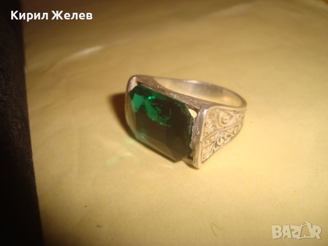 СКЪПОЦЕНЕН СТИЛНО РЪЧНО ОРНАМЕНТИРАН СРЕБЪРЕН ПРЪСТЕН СРЕБРО 925 МАЙСТОРСКА ЮВЕЛИРНА ИЗРАБОТКА 32631, снимка 13 - Пръстени - 38381256