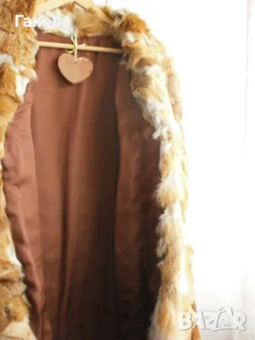 Продавам кожено палто от лисица, снимка 3 - Палта, манта - 48726210