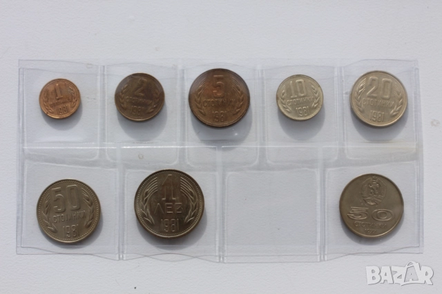 Лот циркулационни монети 1981 + подарък, снимка 6 - Нумизматика и бонистика - 51990482