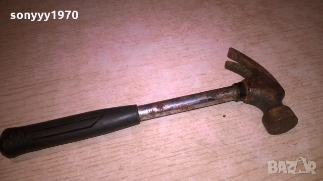 малко чукче с кози крак-19х7см-с гумирана ръкохватка, снимка 6 - Други инструменти - 27197593