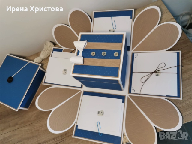 Кутия-изненада за бал. Албум, плик за пари и картичка в едно. , снимка 3 - Други - 52834842