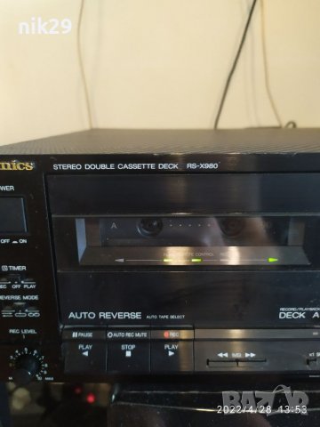 Дек Technics RS-X980, снимка 8 - Декове - 36591051